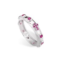 Ring Amen Rosari in Silver Cubic Zirconia